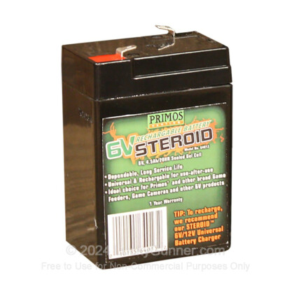 Large image of Primos 6V Steroid Battery - Truth Cam 35 - 64012