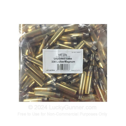 Large image of Cheap 338 Lapua Casings For Sale - New Unprimed Brass Casings in Stock by Prvi Partizan - 100