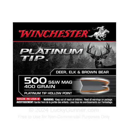 Image 1 of Winchester .500 S&W Magnum Ammo