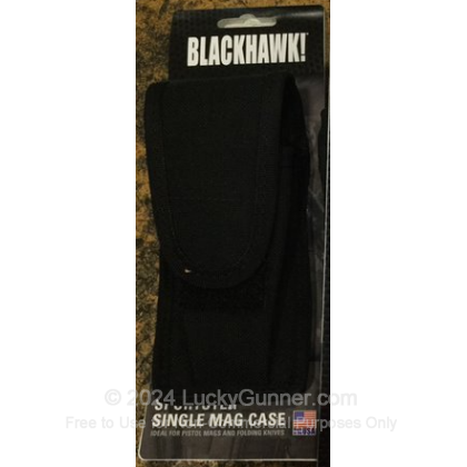 Large image of Single Row Pistol Magazine Pouch - Blackhawk - Black