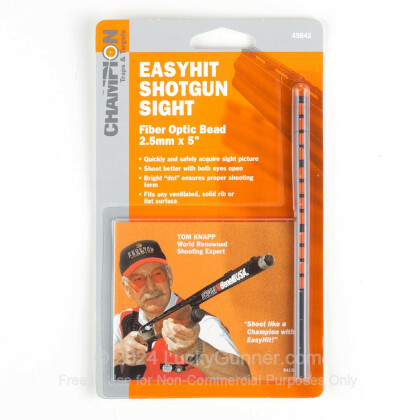 Large image of Champion EasyHit Fiber Optic Shotgun Bead Sight For Sale - Red - 2.5mm x 5"