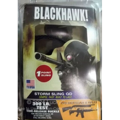 Large image of Blackhawk Storm Single Point Sling QD For Sale - Blackhawk Universal Single Point Sling for AR-15's and M4 Styled Rifles and Tactical Shotguns