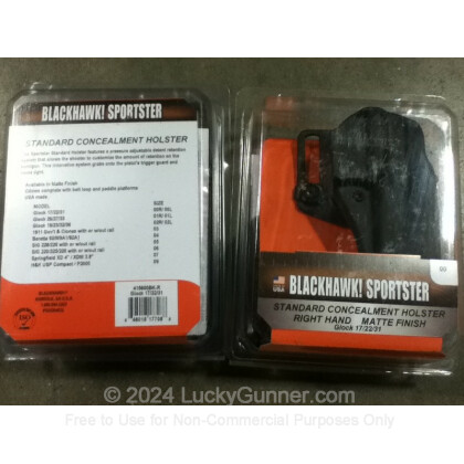 Large image of Blackhawk Concealment Holsters For Sale - Blackhawk Sportster Concealment Holsters for Glock Model #'s 17, 22 and 31