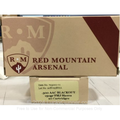 Image 1 of Red Mountain Arsenal .300 Blackout Ammo