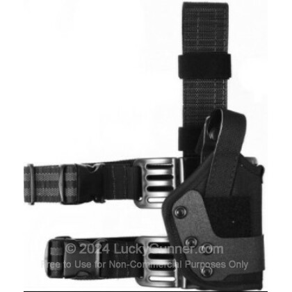 Large image of Drop Leg Holster - Uncle Mike's - Dual Retention Tactical Thigh Holster