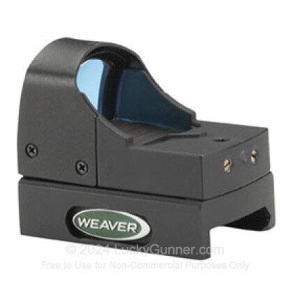 Large image of Weaver Micro Dot Sight - 4 MOA Red Recticle - Matte - 849255