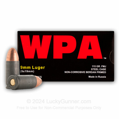 Image 10 of Wolf 9mm Luger (9x19) Ammo