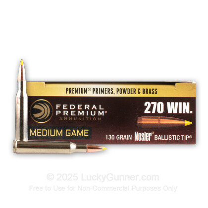 Image 1 of Federal .270 Winchester Ammo