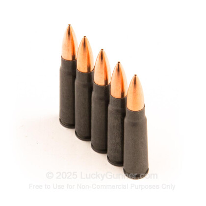 Large image of Cheap 7.62x39 Ammo For Sale - 123 gr FMJ Polymer Coated Steel Ammunition by Red Army Standard In Stock - 180 Rounds