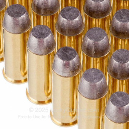 Large image of Premium 44 Special Ammo For Sale - 210 Grain Lead Flat Point Ammunition in Stock by Black Hills Ammunition - 50 Rounds