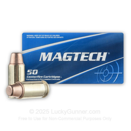 Large image of Cheap 45 ACP Ammo For Sale - 230 Grain FMJ SWC Ammunition in Stock by Magtech - 50 Rounds