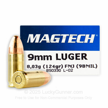 Image 1 of Magtech 9mm Luger (9x19) Ammo