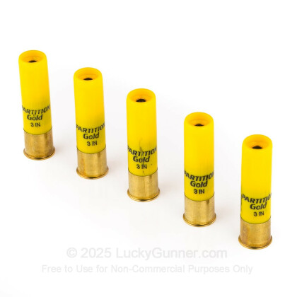 Large image of 20 Gauge Ammo - Winchester Partition Gold 3" 260gr Sabot Slug - 5 Rounds
