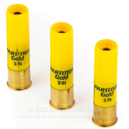Large image of 20 Gauge Ammo - Winchester Partition Gold 3" 260gr Sabot Slug - 5 Rounds