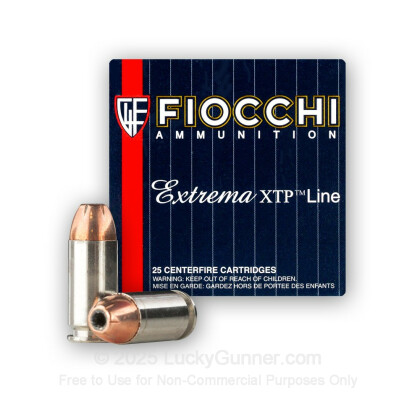 Large image of Bulk 40 S&W Ammo For Sale - 180 Grain XTP Hollow Point Ammunition in Stock by Fiocchi - 500 Rounds