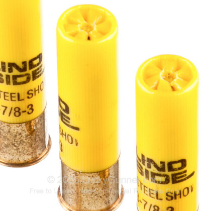 Large image of Premium 20 Gauge Ammo - Winchester Blind Side Elite Waterfowl 3" #3 HV Hex Steel Shot - 25 Rounds