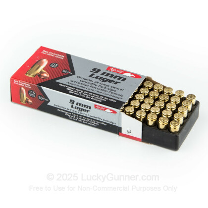 Image 3 of Aguila 9mm Luger (9x19) Ammo