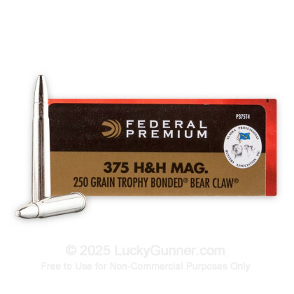 Image 1 of Federal .375 H&H Magnum Ammo