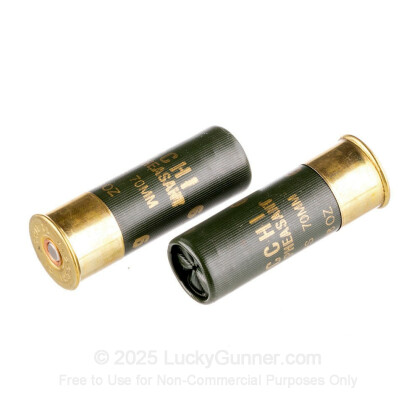 Large image of Bulk 12 ga 2-3/4" Golden Pheasant Fiocchi Shells For Sale - 2-3/4" Nickel Plated Lead #6 Loads by Fiocchi Golden Pheasant - 250 Rounds