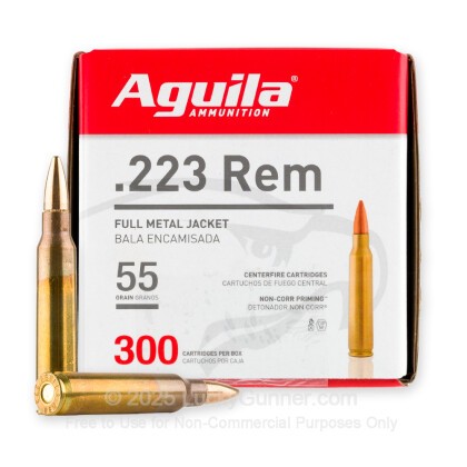 Image 1 of 223 Ammo from Aguila Image 1 of Aguila .223 Remington Ammo