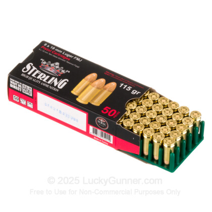 Image 3 of Sterling 9mm Luger (9x19) Ammo