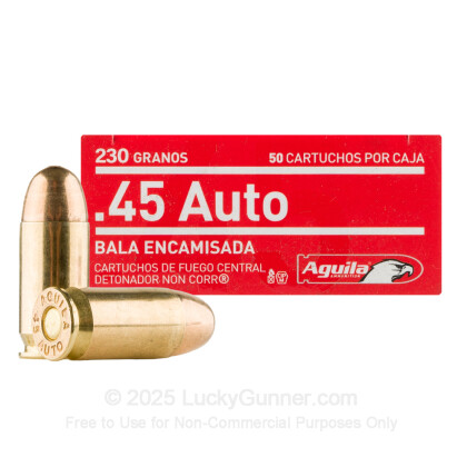 Image 1 of Aguila .45 ACP (Auto) Ammo