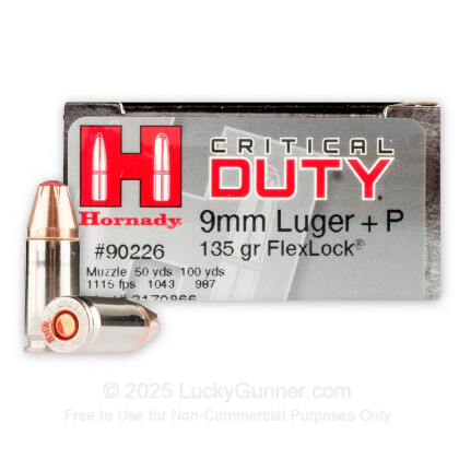 Image 1 of Hornady 9mm Luger (9x19) Ammo