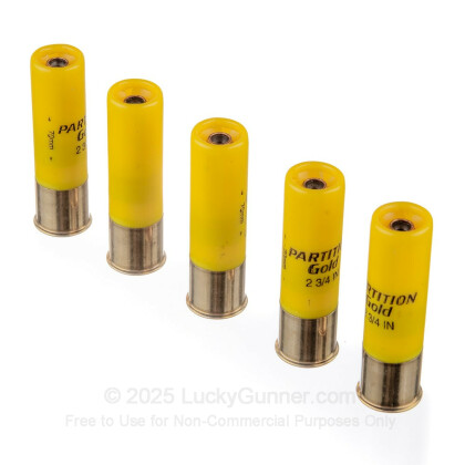 Large image of 20 Gauge Ammo - Winchester Partition Gold 2-3/4" 260gr Sabot Slug - 5 Rounds