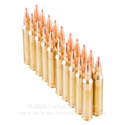 Large image of Premium 300 Winchester Magnum Ammo For Sale - 165 Grain Hornady GMX Ammunition in Stock by Black Hills Gold - 20 Rounds