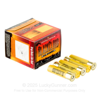 Large image of Cheap 20 Gauge Ammo For Sale - 3" 1oz. #2 Steel Shot Ammunition in Stock by Federal BlackCloud - 25 Rounds