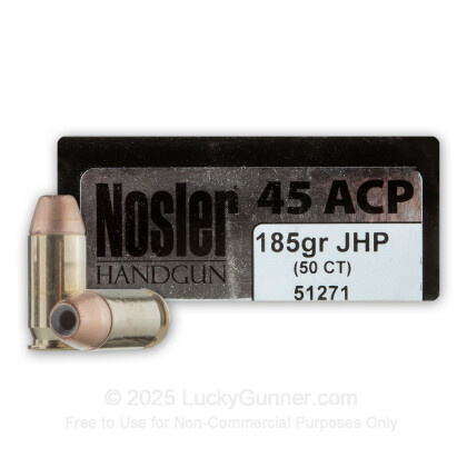 Image 1 of Nosler Ammunition .45 ACP (Auto) Ammo