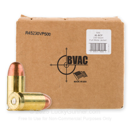 Image 1 of BVAC .45 ACP (Auto) Ammo