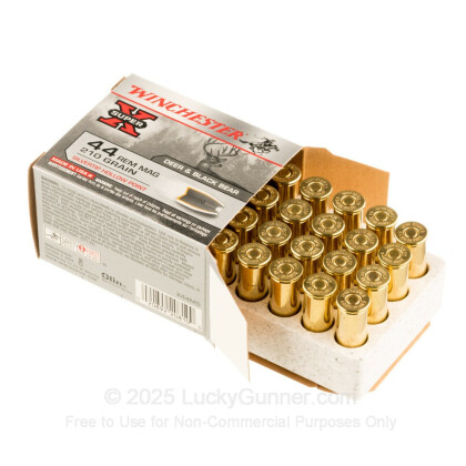 Large image of Cheap 44 Mag Ammo For Sale - 210 Grain Silvertip HP Ammunition in Stock by Winchester Super-X - 20 Rounds