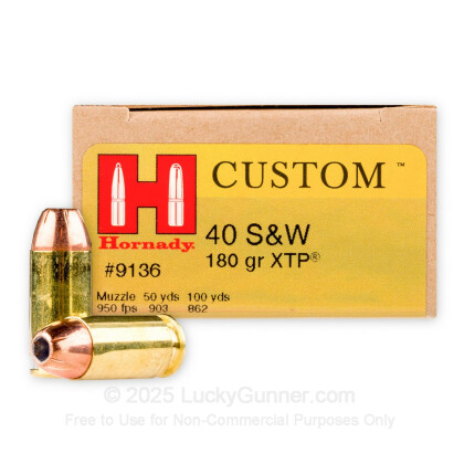 Image 1 of Hornady .40 S&W (Smith & Wesson) Ammo