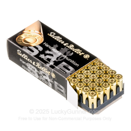 Large image of Sellier & Bellot 9mm Ammo - 124 gr FMJ