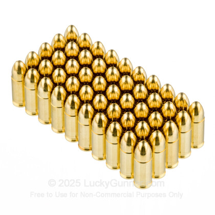 Large image of Sellier & Bellot 9mm Ammo - 124 gr FMJ