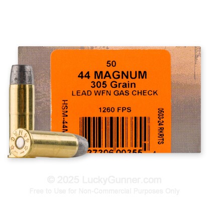 Image 1 of HSM Ammunition .44 Magnum Ammo