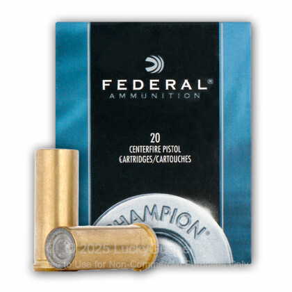 Large image of 32 S&W Long Ammo For Sale - 98 gr Lead Wadcutter - 32 S&W Long Ammunition by Federal For Sale - 20 Rounds