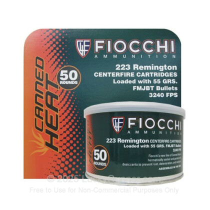 Image 1 of Fiocchi .223 Remington Ammo