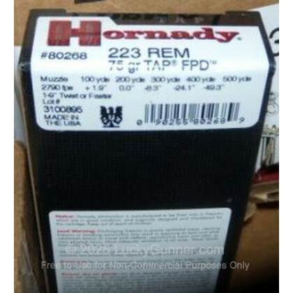 Image 6 of Hornady .223 Remington Ammo