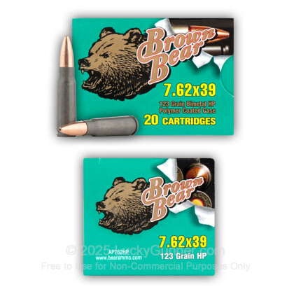 Image 5 of Brown Bear 7.62X39 Ammo