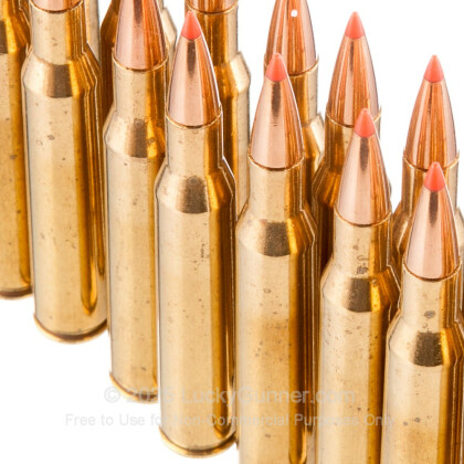 Large image of Premium 270 Ammo For Sale - 130 Grain Hornady GMX Ammunition in Stock by Black Hills Gold - 20 Rounds