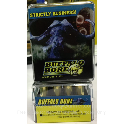 Image 1 of Buffalo Bore .38 Special Ammo