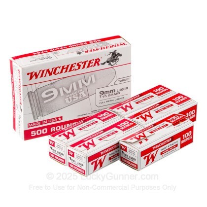 Image 3 of Winchester 9mm Luger (9x19) Ammo