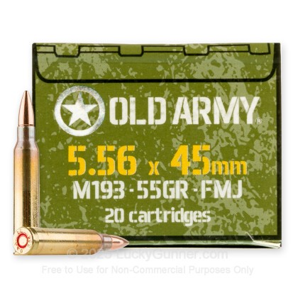 Image 2 of Old Army Ammunition 5.56x45mm Ammo