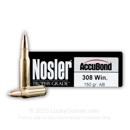 Image 1 of Nosler Ammunition .308 (7.62X51) Ammo