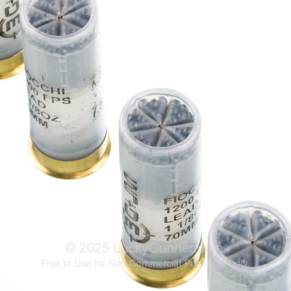 Large image of Bulk 12 Gauge Ammo For Sale - 2-3/4” 1-1/8oz. #7.5 Shot Ammunition in Stock by Fiocchi 3 Gun Match - 250 Rounds