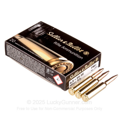 Image 3 of Sellier & Bellot 6.5x55 Swedish Ammo