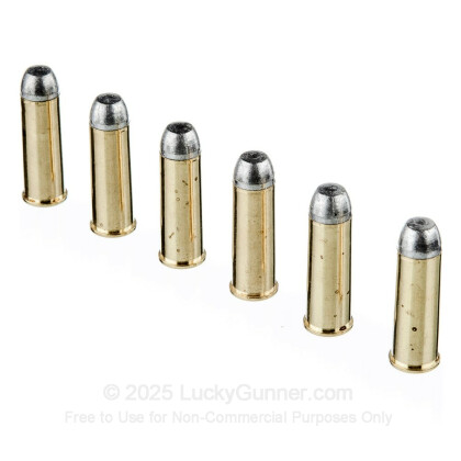 Large image of Cheap 44-40 WCF Ammo For Sale - 200 Grain RNFP Ammunition in Stock by Black Hills Cowboy - 50 Rounds