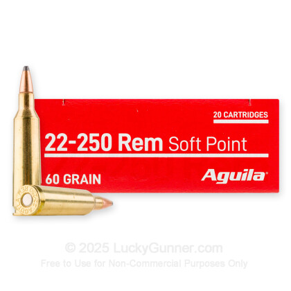 Image 1 of Aguila .22-250 Remington Ammo
